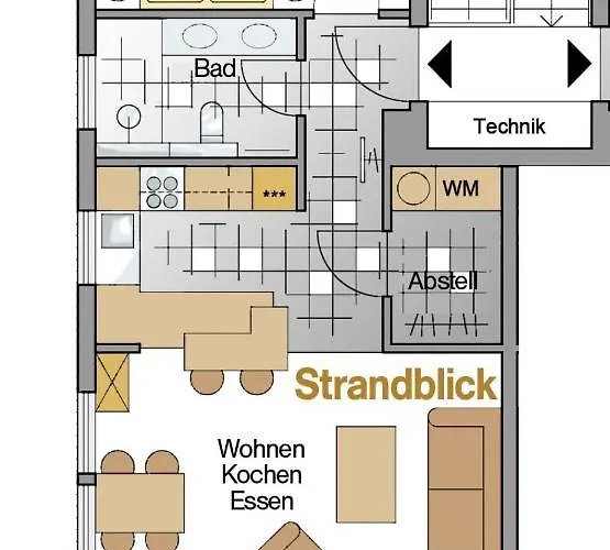 Appartement House Strandblick *